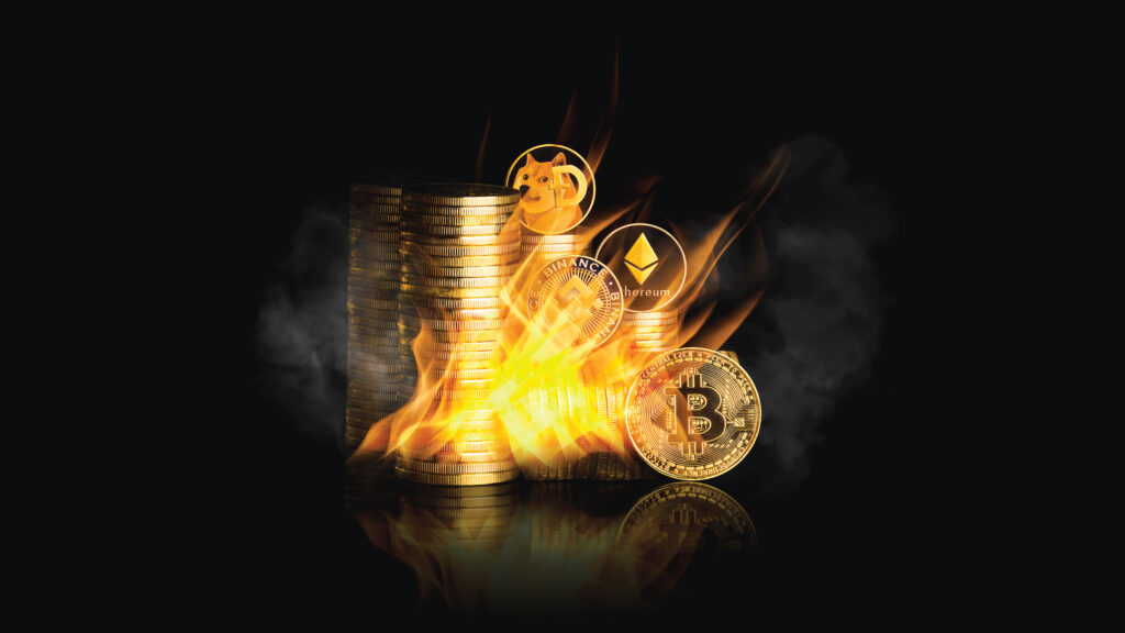 Coin burning